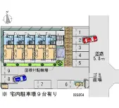 ★手数料０円★福井市花月３丁目　月極駐車場（LP）